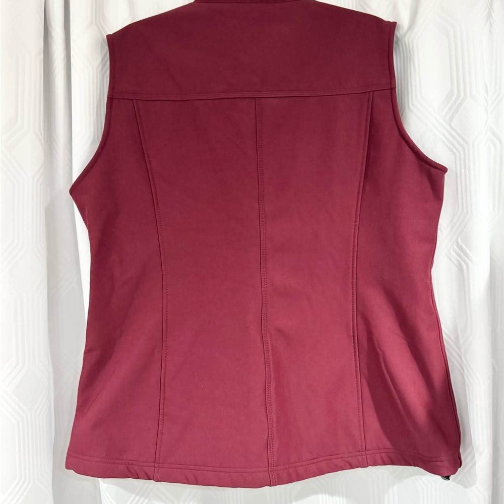 Carhartt Women’s Denwood Burgundy Softshell Lined Vest WV002 BRG-Size XL - Picture 2 of 7